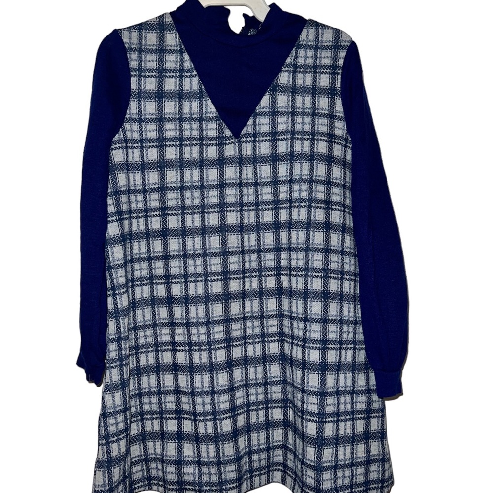 Vintage navy blue dress